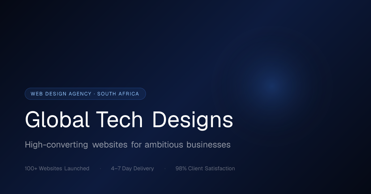 Services — Global Tech Designs | Global Tech Designs