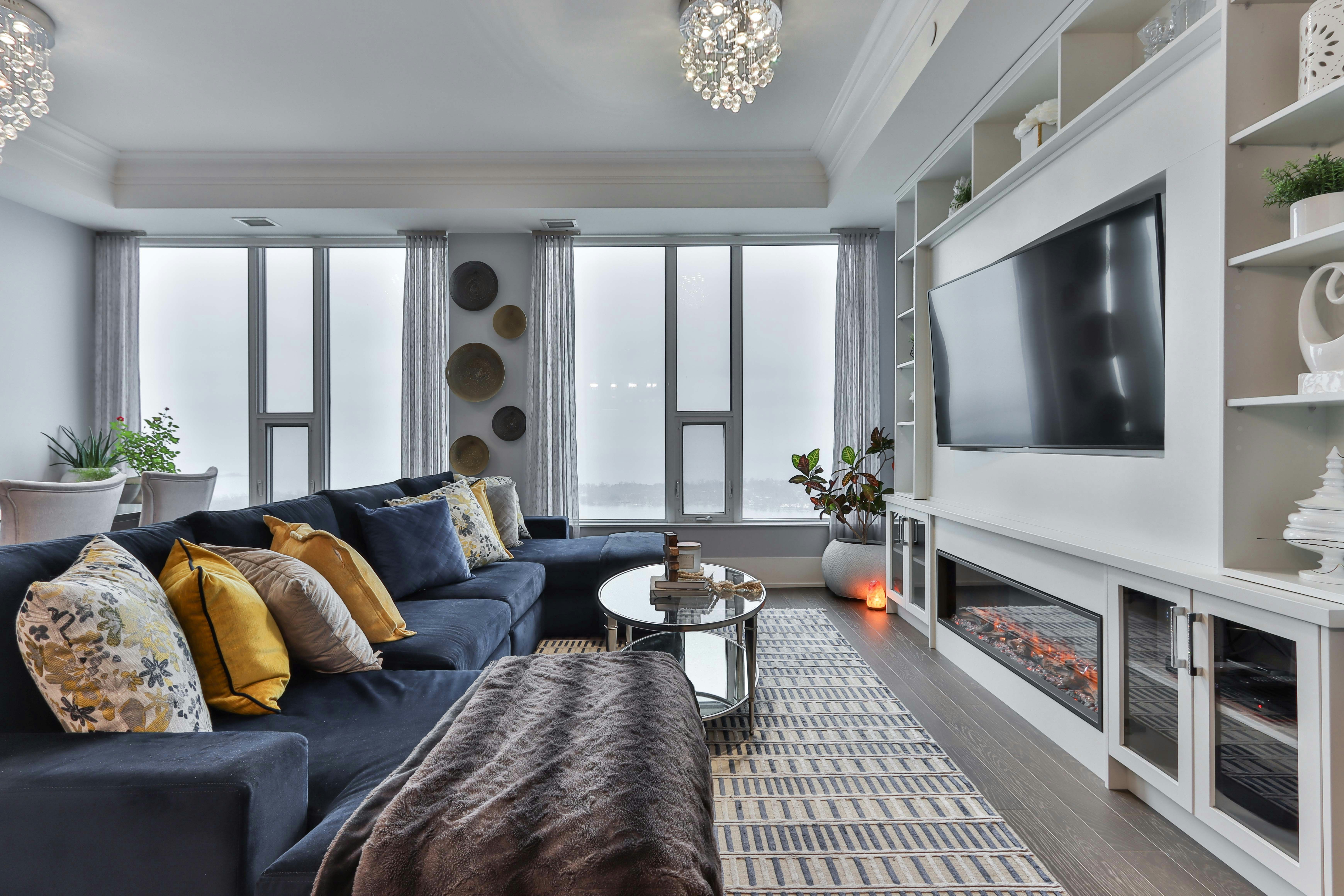 Riverside Condo — Living Space